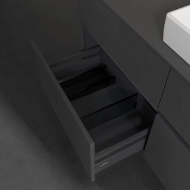Тумба под раковину Villeroy & Boch Collaro 120х50 см с подсветкой МДФ глянцевый серый C083B0FP