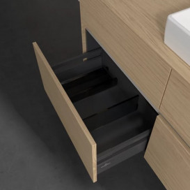 Тумба под раковину Villeroy & Boch Collaro 120х50 см с подсветкой ДСП северный дуб C083B0VJ