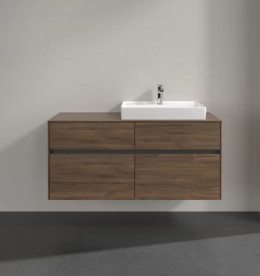 Тумба под раковину Villeroy & Boch Collaro 120х50 см с подсветкой ДСП дуб аризона C083B0VH