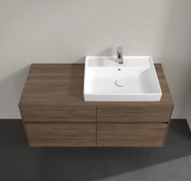 Тумба под раковину Villeroy & Boch Collaro 120х50 см с подсветкой ДСП дуб аризона C083B0VH