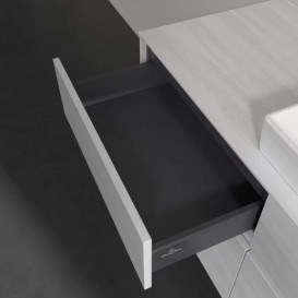 Тумба под раковину Villeroy & Boch Collaro 120х50 см с подсветкой ДСП белое дерево C083B0E8