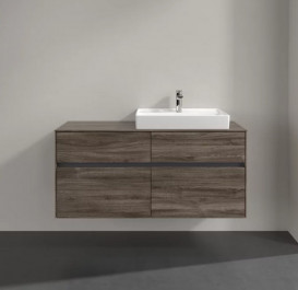 Тумба под раковину Villeroy & Boch Collaro 120х50 см с подсветкой ДСП каменный дуб C083B0RK