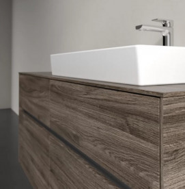 Тумба под раковину Villeroy & Boch Collaro 120х50 см с подсветкой ДСП каменный дуб C083B0RK