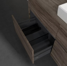 Тумба под раковину Villeroy & Boch Collaro 120х50 см с подсветкой ДСП каменный дуб C083B0RK