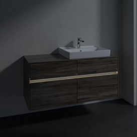 Тумба под раковину Villeroy & Boch Collaro 120х50 см с подсветкой ДСП каменный дуб C083B0RK