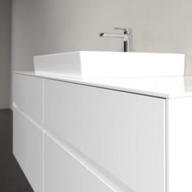 Тумба под раковину Villeroy & Boch Collaro 140х50 см с подсветкой ДСП матовый белый C084B0MS