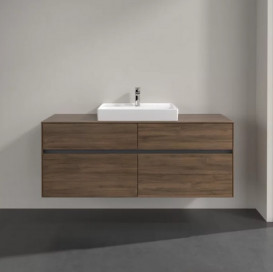 Тумба под раковину Villeroy & Boch Collaro 140х50 см с подсветкой ДСП дуб аризона C084B0VH