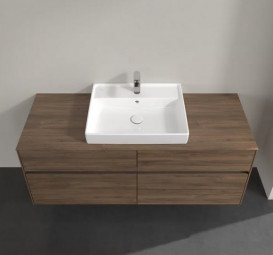 Тумба под раковину Villeroy & Boch Collaro 140х50 см с подсветкой ДСП дуб аризона C084B0VH