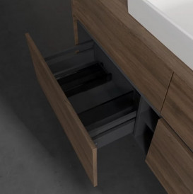 Тумба под раковину Villeroy & Boch Collaro 140х50 см с подсветкой ДСП дуб аризона C084B0VH