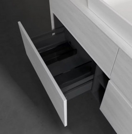 Тумба під раковину Villeroy & Boch Collaro 140х50 см із підсвічуванням ДСП біле дерево C084B0E8