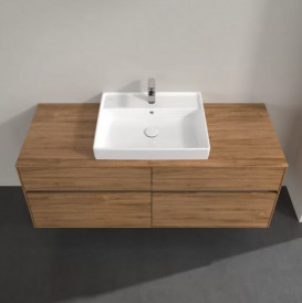 Тумба под раковину Villeroy & Boch Collaro 140х50 см с подсветкой ДСП дуб канзас C084B0RH