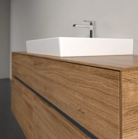 Тумба под раковину Villeroy & Boch Collaro 140х50 см с подсветкой ДСП дуб канзас C084B0RH