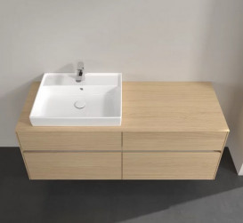 Тумба под раковину Villeroy & Boch Collaro 140х50 см с подсветкой ДСП северный дуб C085B0VJ