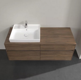 Тумба под раковину Villeroy & Boch Collaro 140х50 см с подсветкой ДСП дуб аризона C085B0VH