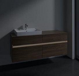 Тумба под раковину Villeroy & Boch Collaro 140х50 см с подсветкой ДСП дуб аризона C085B0VH