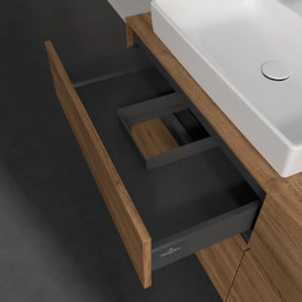 Тумба под раковину Villeroy & Boch Collaro 140х50 см с подсветкой ДСП дуб канзас C085B0RH
