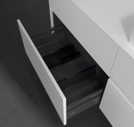 Тумба под раковину Villeroy & Boch Collaro 140х50 см с подсветкой ДСП матовый белый C086B0MS