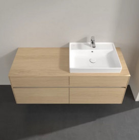 Тумба под раковину Villeroy & Boch Collaro 140х50 см с подсветкой ДСП северный дуб C086B0VJ