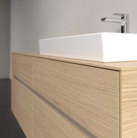 Тумба под раковину Villeroy & Boch Collaro 140х50 см с подсветкой ДСП северный дуб C086B0VJ