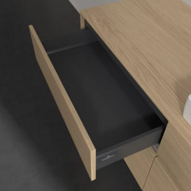 Тумба под раковину Villeroy & Boch Collaro 140х50 см с подсветкой ДСП северный дуб C086B0VJ