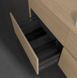 Тумба под раковину Villeroy & Boch Collaro 140х50 см с подсветкой ДСП северный дуб C086B0VJ