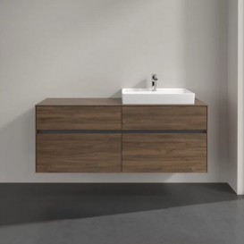 Тумба под раковину Villeroy & Boch Collaro 140х50 см с подсветкой ДСП дуб аризона C086B0VH