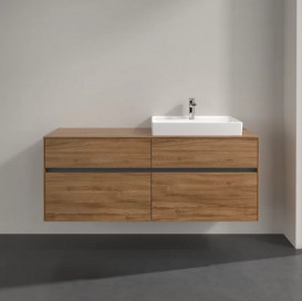 Тумба под раковину Villeroy & Boch Collaro 140х50 см с подсветкой ДСП дуб канзас C086B0RH