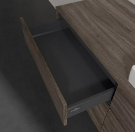 Тумба під раковину Villeroy & Boch Collaro 140х50 см із підсвічуванням ДСП кам'яний дуб C086B0RK