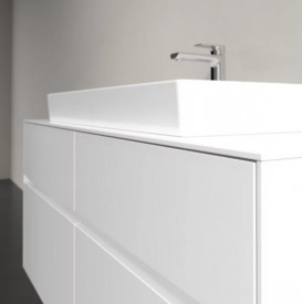 Тумба під раковину Villeroy & Boch Collaro 120х50 см із підсвічуванням МДФ глянсовий білий C087B0DH