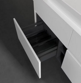 Тумба под раковину Villeroy & Boch Collaro 120х50 см с подсветкой ДСП матовый белый C087B0MS