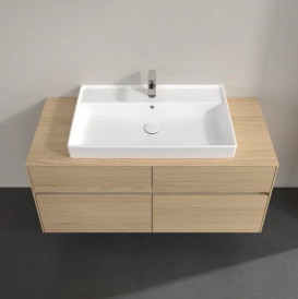 Тумба під раковину Villeroy & Boch Collaro 120х50 см із підсвічуванням ДСП північний дуб C087B0VJ