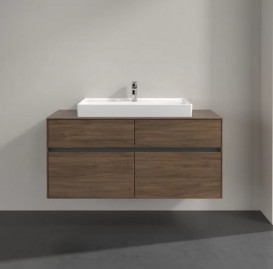 Тумба під раковину Villeroy & Boch Collaro 120х50 см із підсвічуванням ДСП дуб аризона C087B0VH