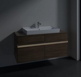 Тумба під раковину Villeroy & Boch Collaro 120х50 см із підсвічуванням ДСП дуб аризона C087B0VH