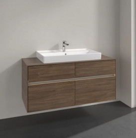 Тумба під раковину Villeroy & Boch Collaro 120х50 см із підсвічуванням ДСП дуб аризона C087B0VH