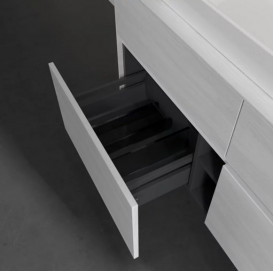 Тумба под раковину Villeroy & Boch Collaro 120х50 см с подсветкой ДСП белое дерево C087B0E8