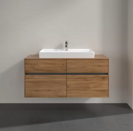 Тумба під раковину Villeroy & Boch Collaro 120х50 см із підсвічуванням ДСП дуб канзас C087B0RH