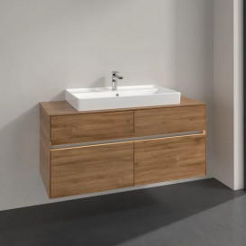 Тумба під раковину Villeroy & Boch Collaro 120х50 см із підсвічуванням ДСП дуб канзас C087B0RH