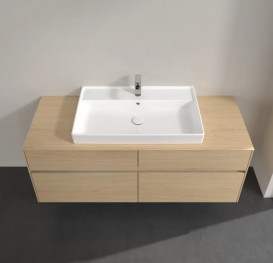 Тумба под раковину Villeroy & Boch Collaro 140х50 см с подсветкой ДСП северный дуб C088B0VJ