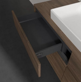 Тумба под раковину Villeroy & Boch Collaro 140х50 см с подсветкой ДСП дуб аризона C088B0VH