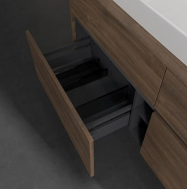 Тумба под раковину Villeroy & Boch Collaro 140х50 см с подсветкой ДСП дуб аризона C088B0VH