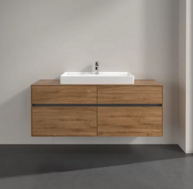 Тумба под раковину Villeroy & Boch Collaro 140х50 см с подсветкой ДСП дуб канзас C088B0RH