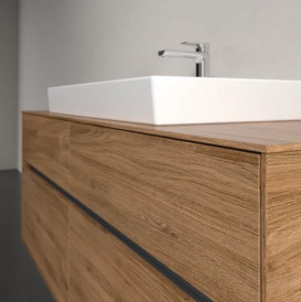 Тумба под раковину Villeroy & Boch Collaro 140х50 см с подсветкой ДСП дуб канзас C088B0RH