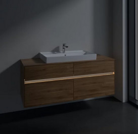 Тумба под раковину Villeroy & Boch Collaro 140х50 см с подсветкой ДСП дуб канзас C088B0RH