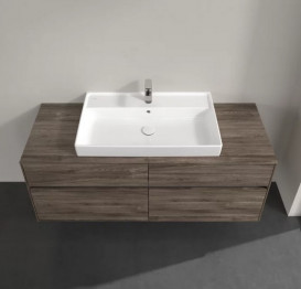 Тумба під раковину Villeroy & Boch Collaro 140х50 см із підсвічуванням ДСП кам'яний дуб C088B0RK