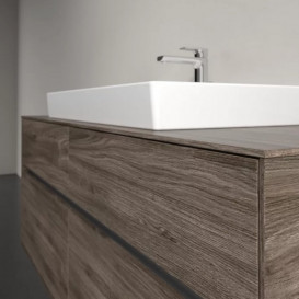 Тумба під раковину Villeroy & Boch Collaro 140х50 см із підсвічуванням ДСП кам'яний дуб C088B0RK