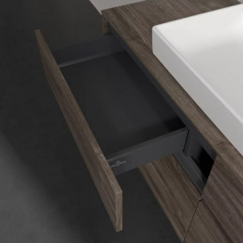 Тумба під раковину Villeroy & Boch Collaro 140х50 см із підсвічуванням ДСП кам'яний дуб C088B0RK