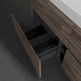 Тумба під раковину Villeroy & Boch Collaro 140х50 см із підсвічуванням ДСП кам'яний дуб C088B0RK