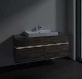 Тумба під раковину Villeroy & Boch Collaro 140х50 см із підсвічуванням ДСП кам'яний дуб C088B0RK