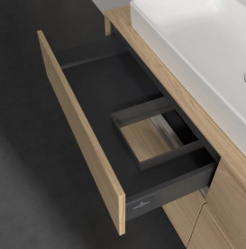 Тумба под раковину Villeroy & Boch Collaro 140х50 см с подсветкой ДСП северный дуб C089B0VJ