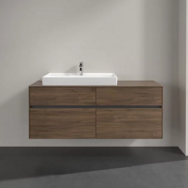 Тумба під раковину Villeroy & Boch Collaro 140х50 см із підсвічуванням ДСП дуб аризона C089B0VH